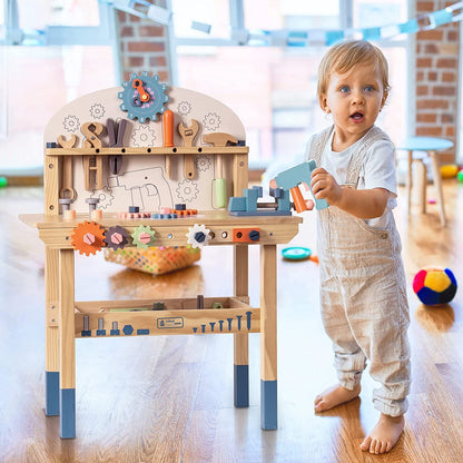 Kids Tool Bench Workshop – Pretend Play Workbench Set