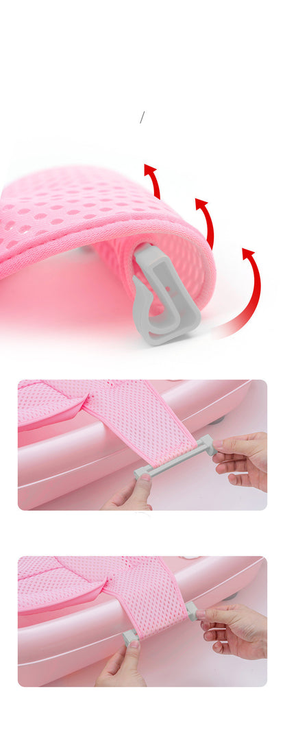 Baby Bath Support Mat – Suspended Newborn Bath Bed Cushion