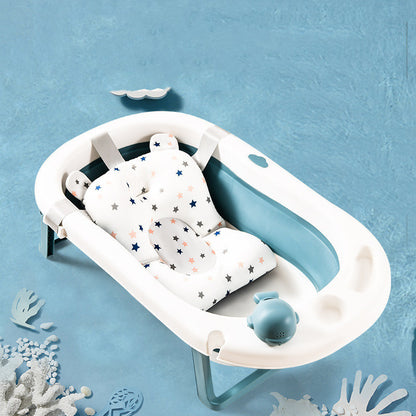 Baby Bath Support Mat – Suspended Newborn Bath Bed Cushion