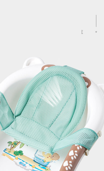 Baby Bath Support Mat – Suspended Newborn Bath Bed Cushion