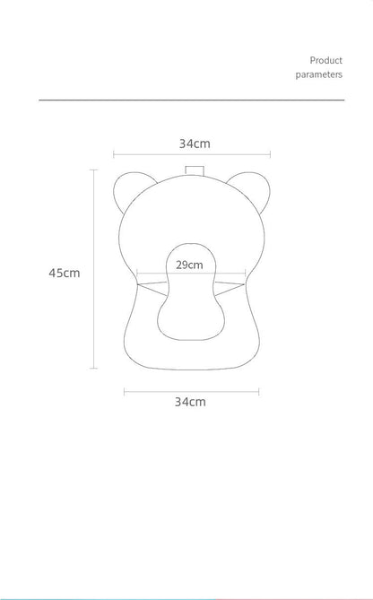 Baby Bath Support Mat – Suspended Newborn Bath Bed Cushion