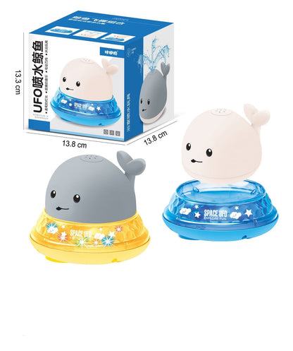 Whale LED Bath Toy – Spraying Water with Light