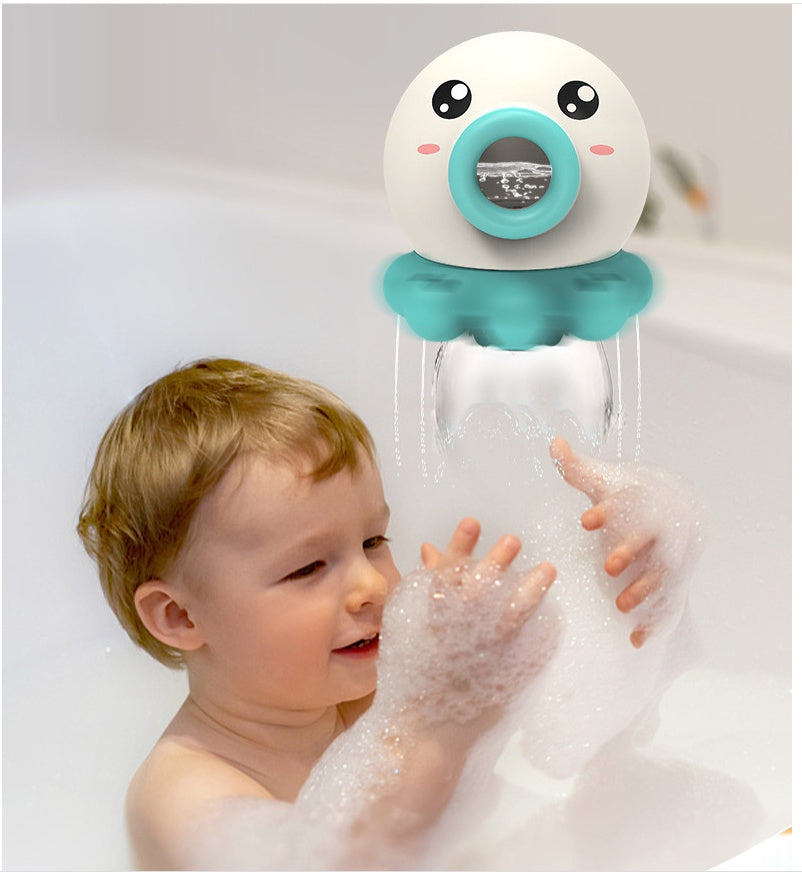 Octopus Water Fountain Bath Toy – Rotating Sprinkler Fun for Kids