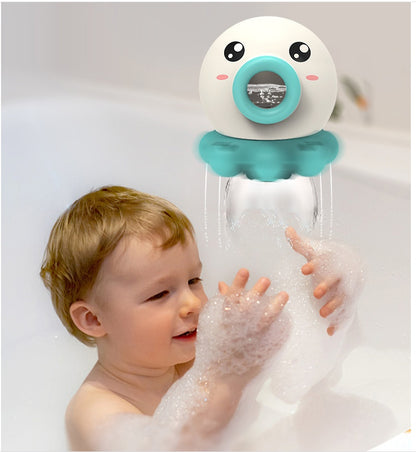 Octopus Water Fountain Bath Toy – Rotating Sprinkler Fun for Kids