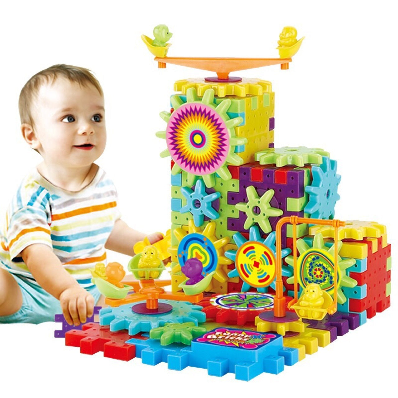 3D Electric Gear Building Set – Interactive Educational Toy