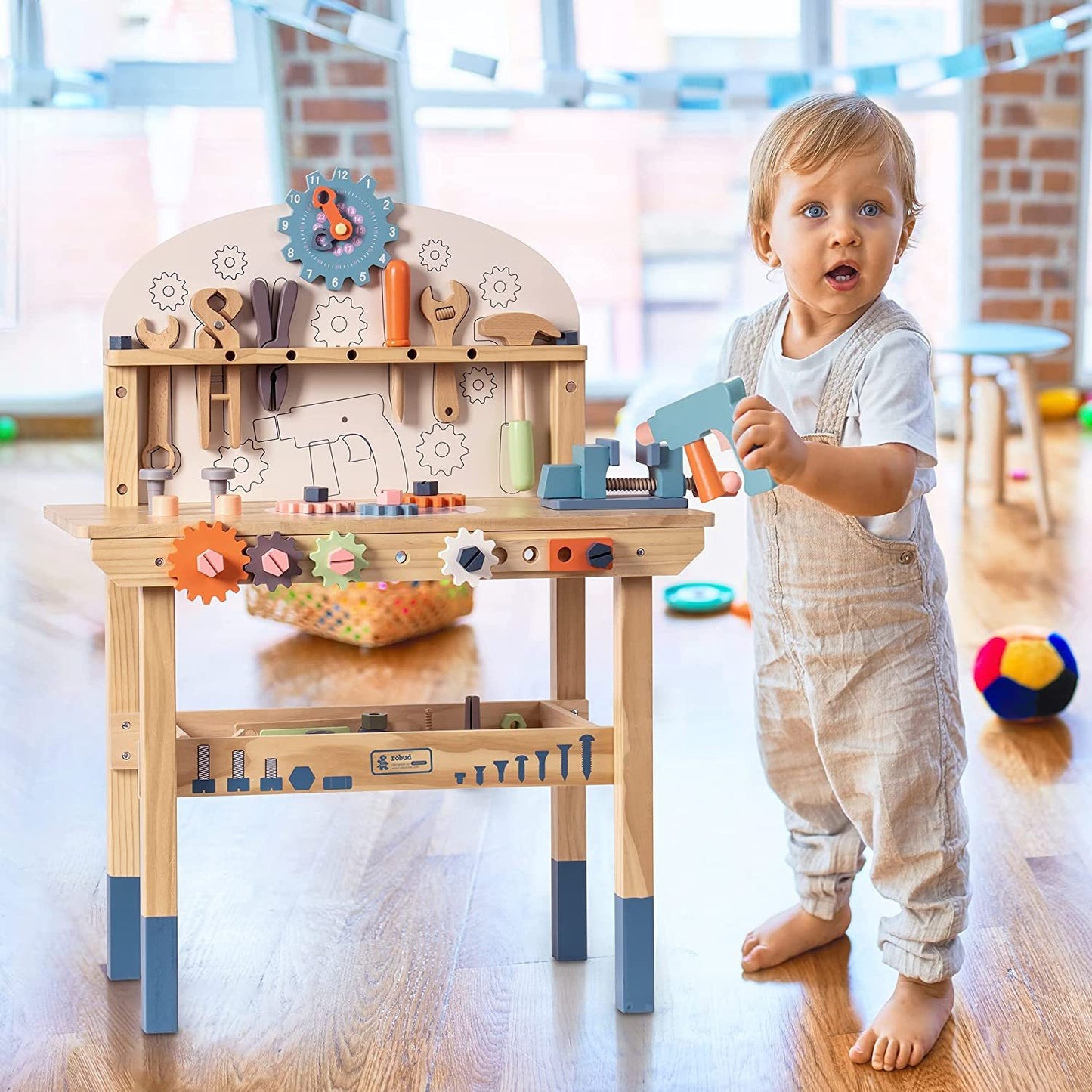 Kids Tool Bench Workshop – Pretend Play Workbench Set