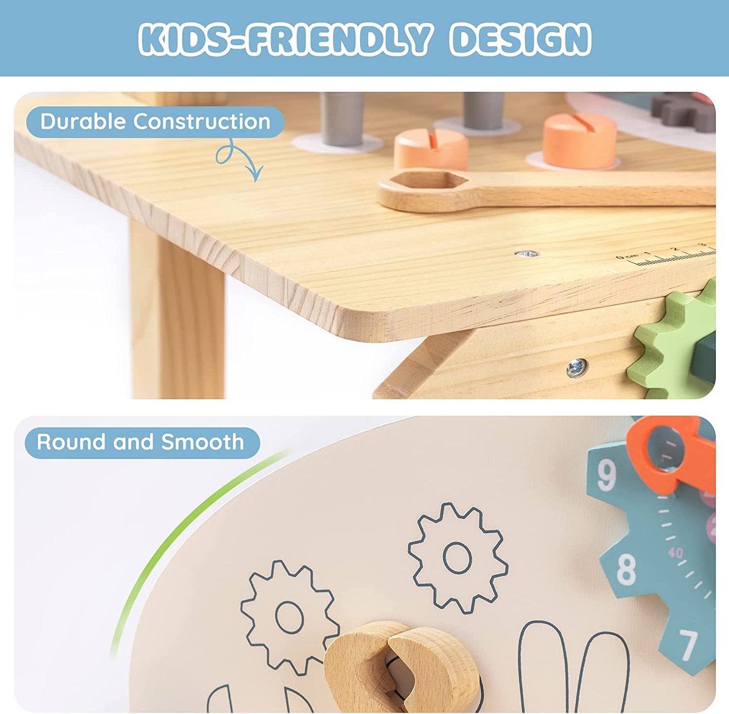 Kids Tool Bench Workshop – Pretend Play Workbench Set