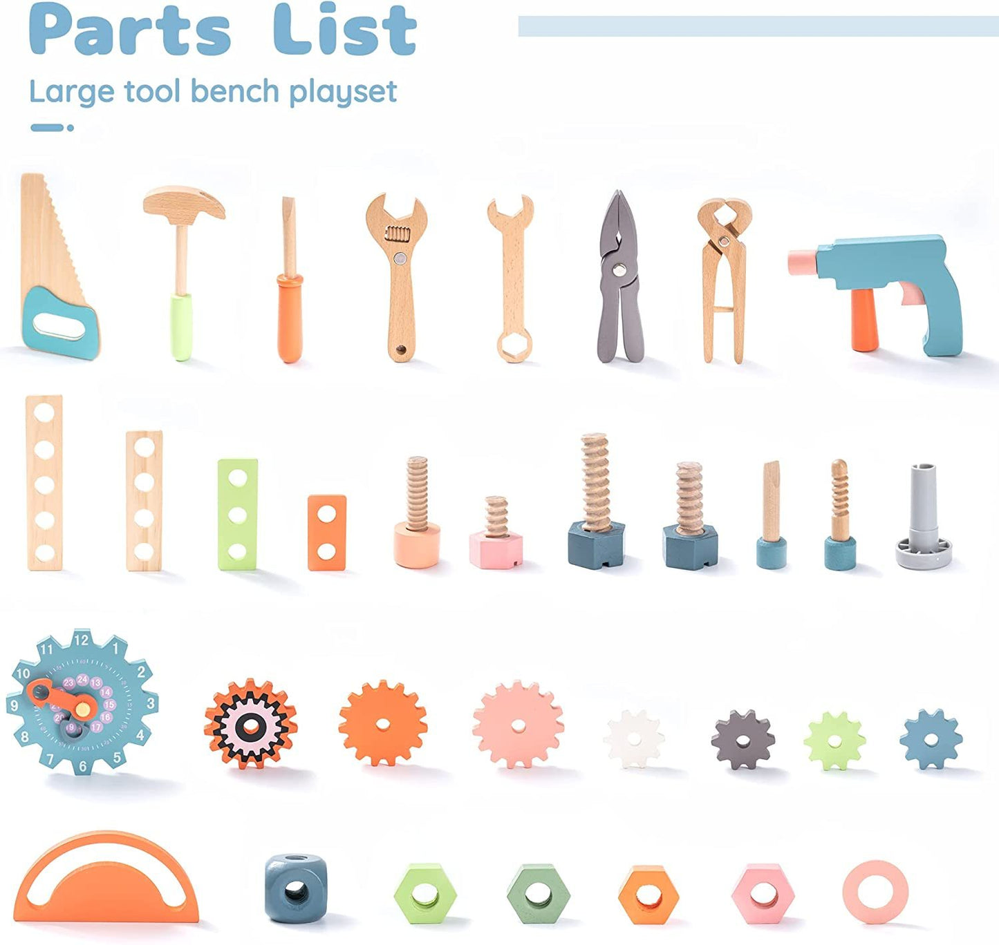 Kids Tool Bench Workshop – Pretend Play Workbench Set