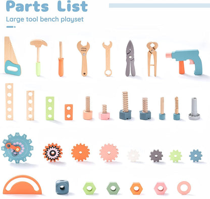 Kids Tool Bench Workshop – Pretend Play Workbench Set