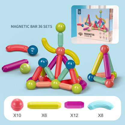 Magnetic Stick Building Set – Creative Construction Game for Kids