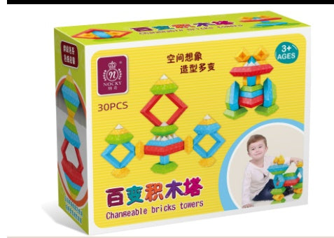 Creative Tower Building Blocks – Fun Construction Set for Kids