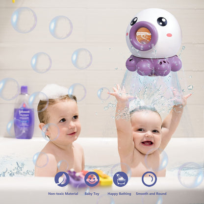 Octopus Water Fountain Bath Toy – Rotating Sprinkler Fun for Kids