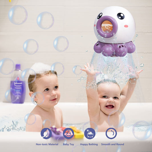 Octopus Water Fountain Bath Toy – Rotating Sprinkler Fun for Kids