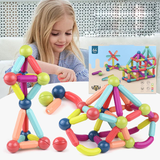 Magnetic Stick Building Set – Creative Construction Game for Kids