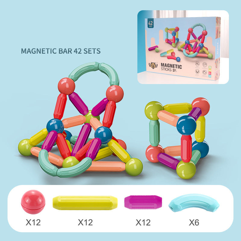 Magnetic Stick Building Set – Creative Construction Game for Kids