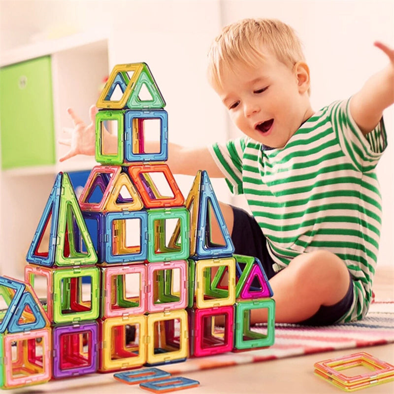 Magnetic Building Blocks – STEM Construction Set for Kids
