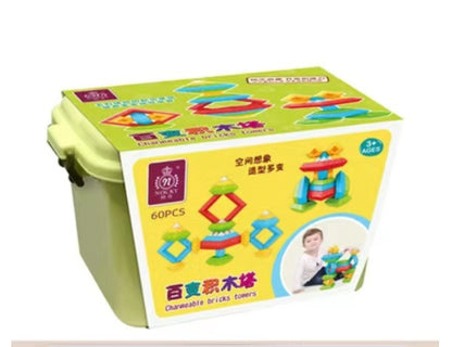 Creative Tower Building Blocks – Fun Construction Set for Kids