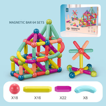 Magnetic Stick Building Set – Creative Construction Game for Kids