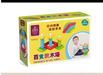 Creative Tower Building Blocks – Fun Construction Set for Kids
